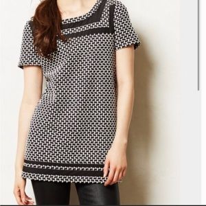 Anthropologie Geometric Tunic Dress Small